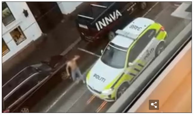 Norvégiában a rendőrség lelőtt egy késsel fenyegetődző férfit
