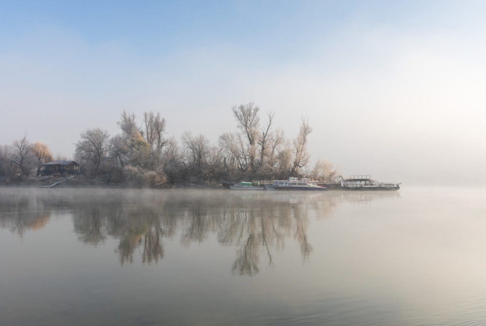 Köd a Szentendrei-szigetnél