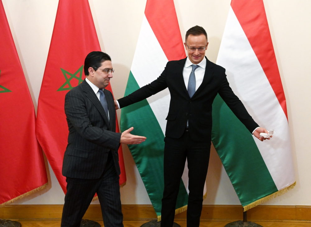 A marokkói külügyminiszterrel tárgyalt Szijjártó Péter