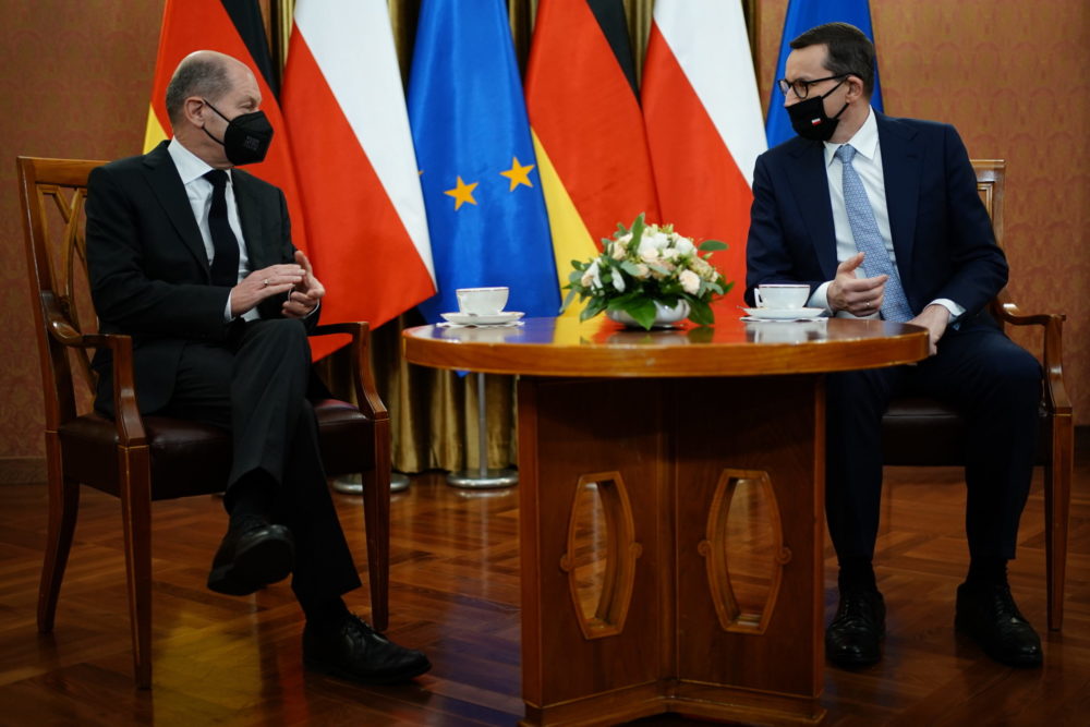 Scholz: Európa nem engedi meg Ukrajna területi egységének megsértését