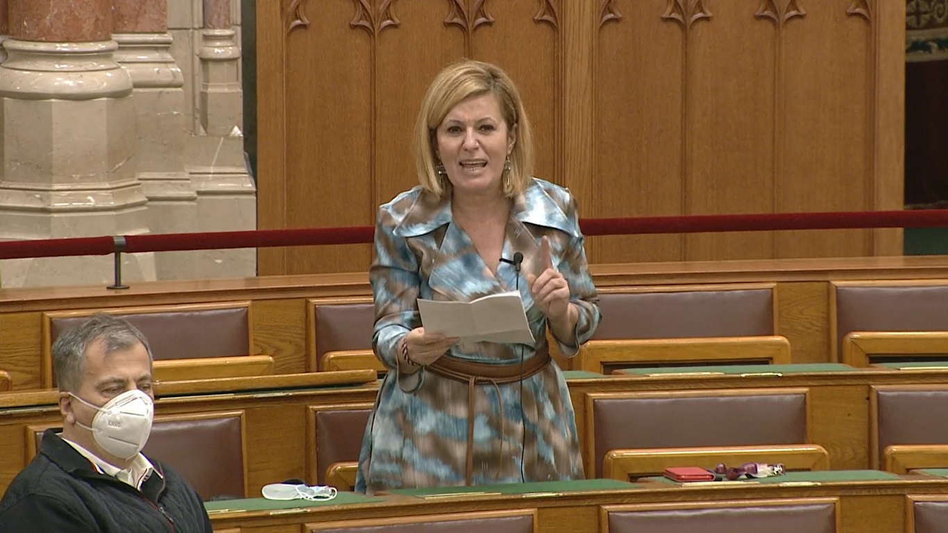 Bangóné: egy kicsit visszafogottabban kellene a Parlamentben viselkedni