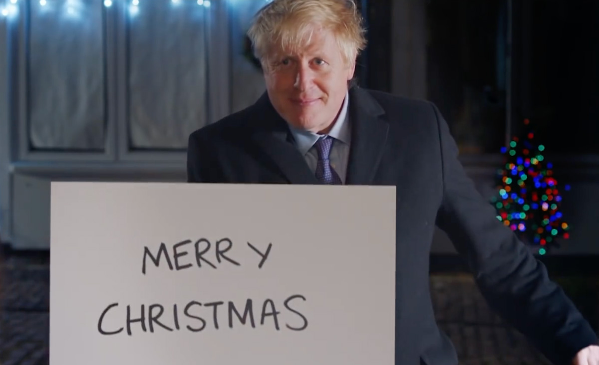 Boris Johnson: sokkal jobb lesz az idei karácsony, mint a tavalyi volt