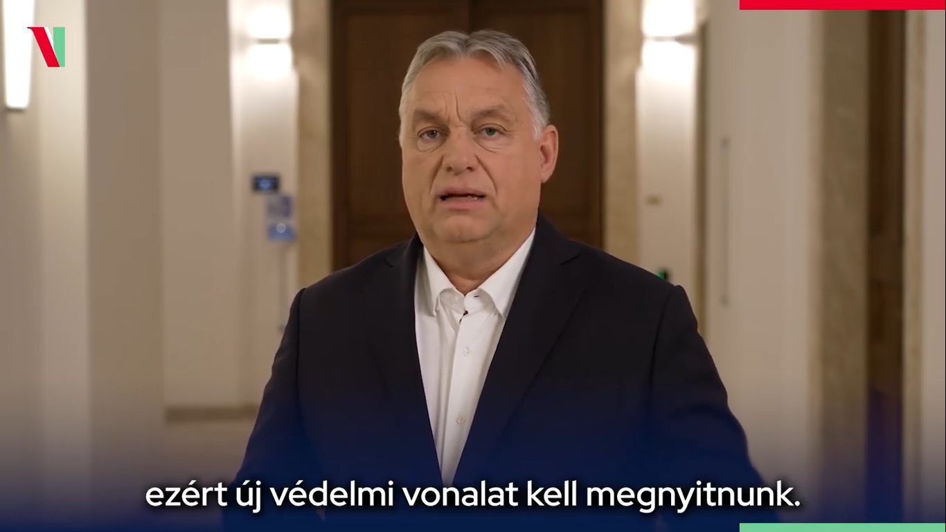 Orbán Viktor: új védelmi vonalat kell megnyitnunk