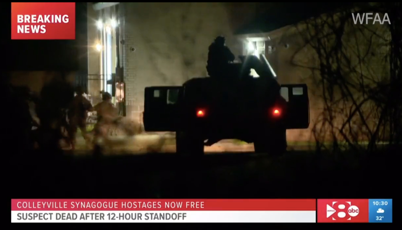 Texasban lelőtték a zsinagógában túszokat ejtő férfit