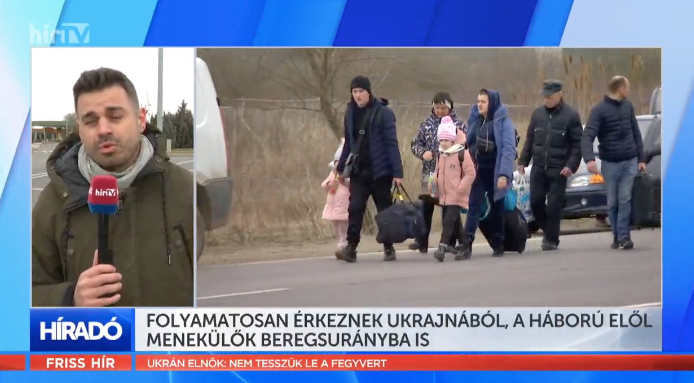 Már több mint 62 ezren léptek be hazánkba a magyar-ukrán határon