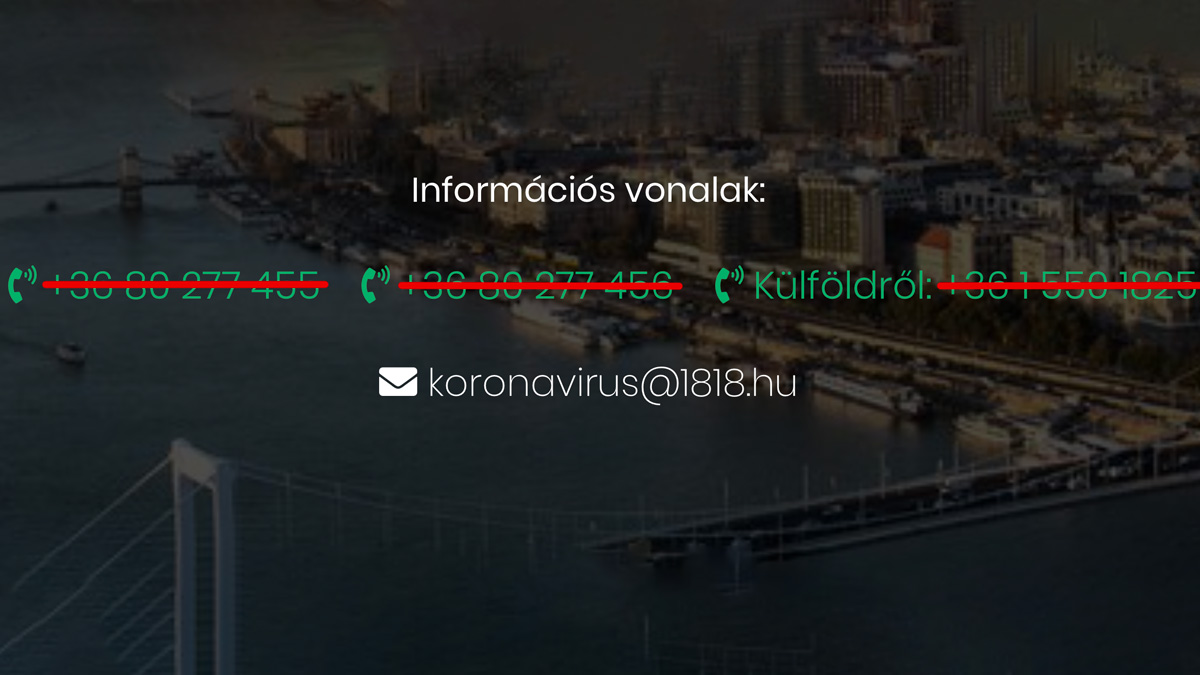 Az Egészségvonal váltja a megszűnő koronavírus-zöldszámokat