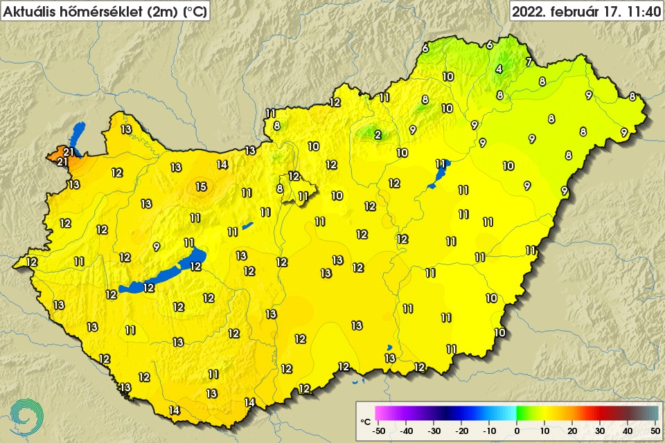 Megdőlt a napi melegrekord, több mint húsz fokot mértek