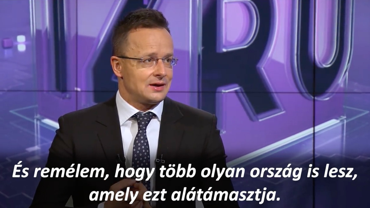 Szijjártó Péter újabb külföldi hírtelevíziónak adott interjút