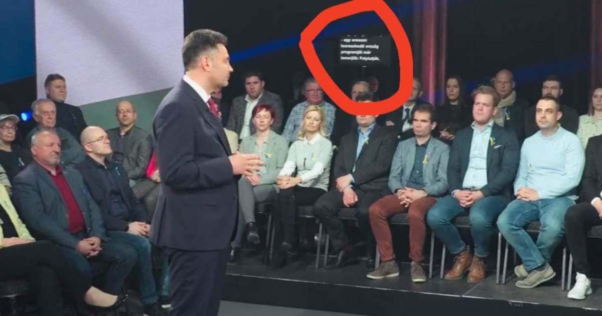 A súgógépező Márki-Zay szerint gyávaság papírból olvasni