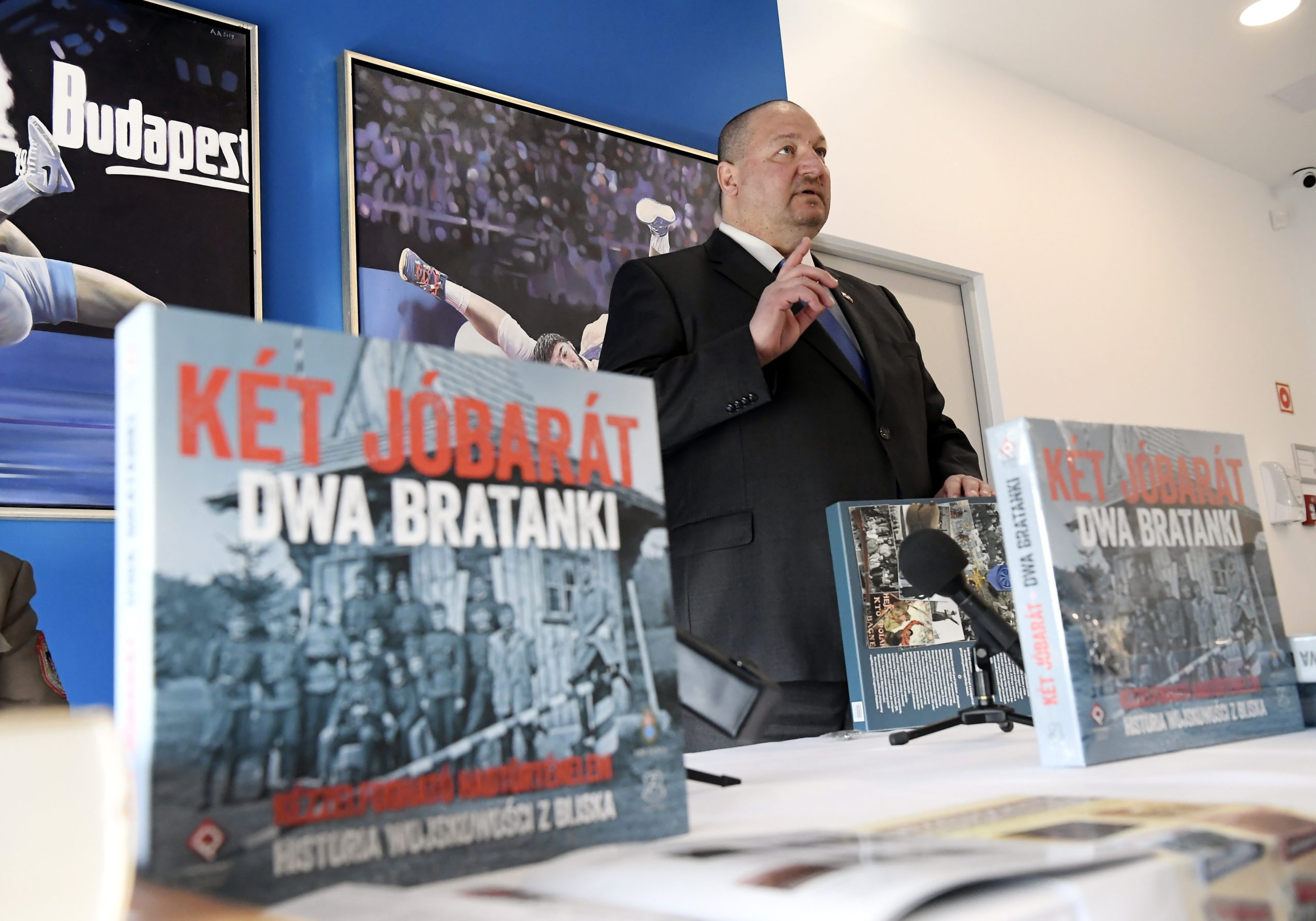 A lengyel-magyar fegyverbarátságról szóló könyvet mutatott be Németh Szilárd