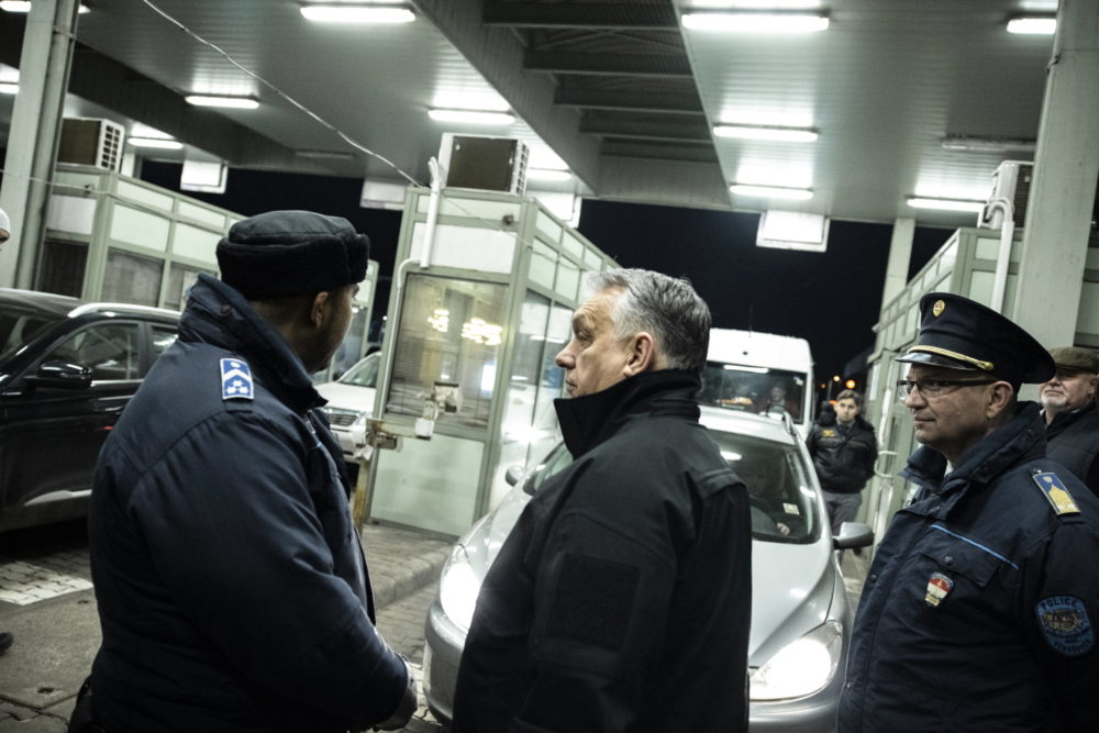 Határszemlét tartott Orbán Viktor