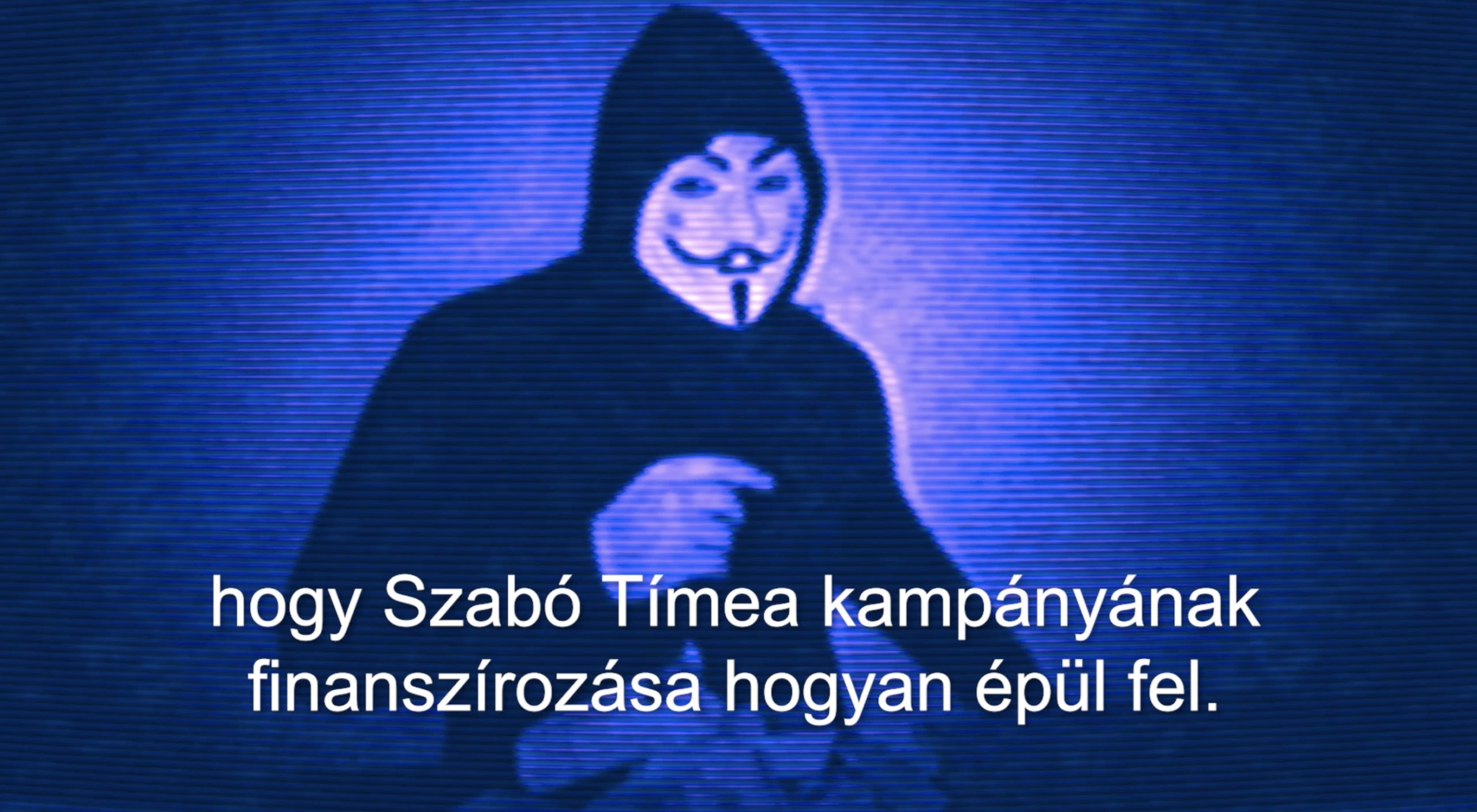 Szabó Tímea kampányáról beszélnek az Anonymous által közzétett felvételen