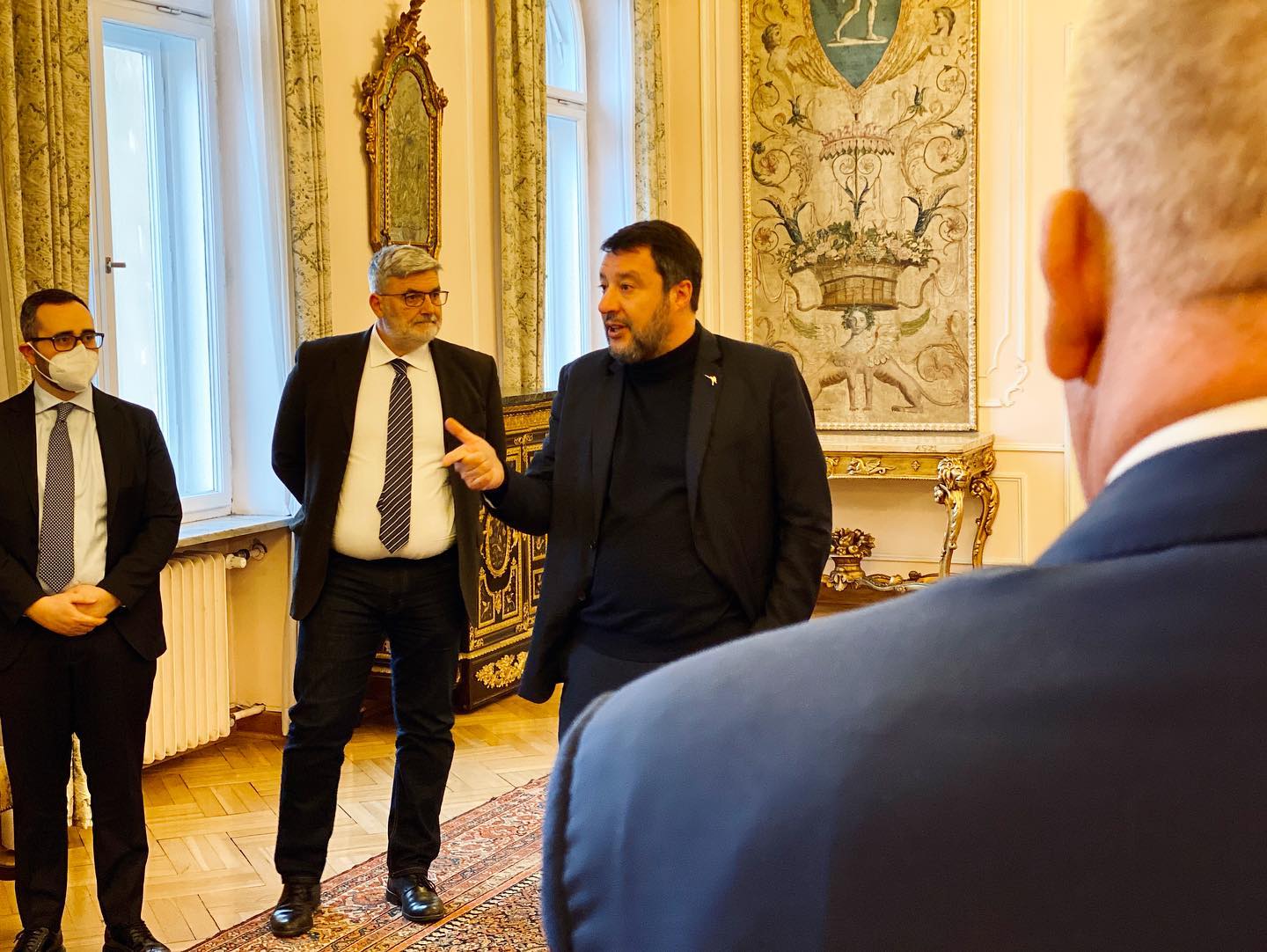 Salvini Varsóban az ukrajnai menekültek olasz befogadását készíti elő