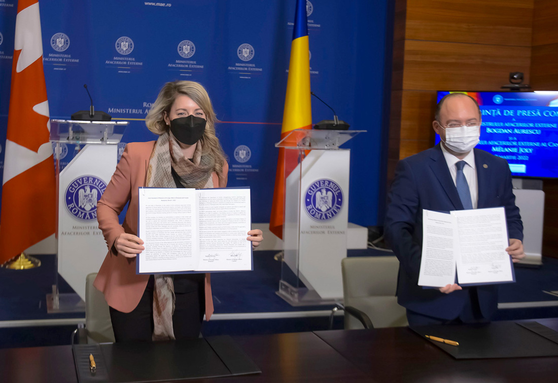 Románia és Kanada megerősítette védelmi együttműködését