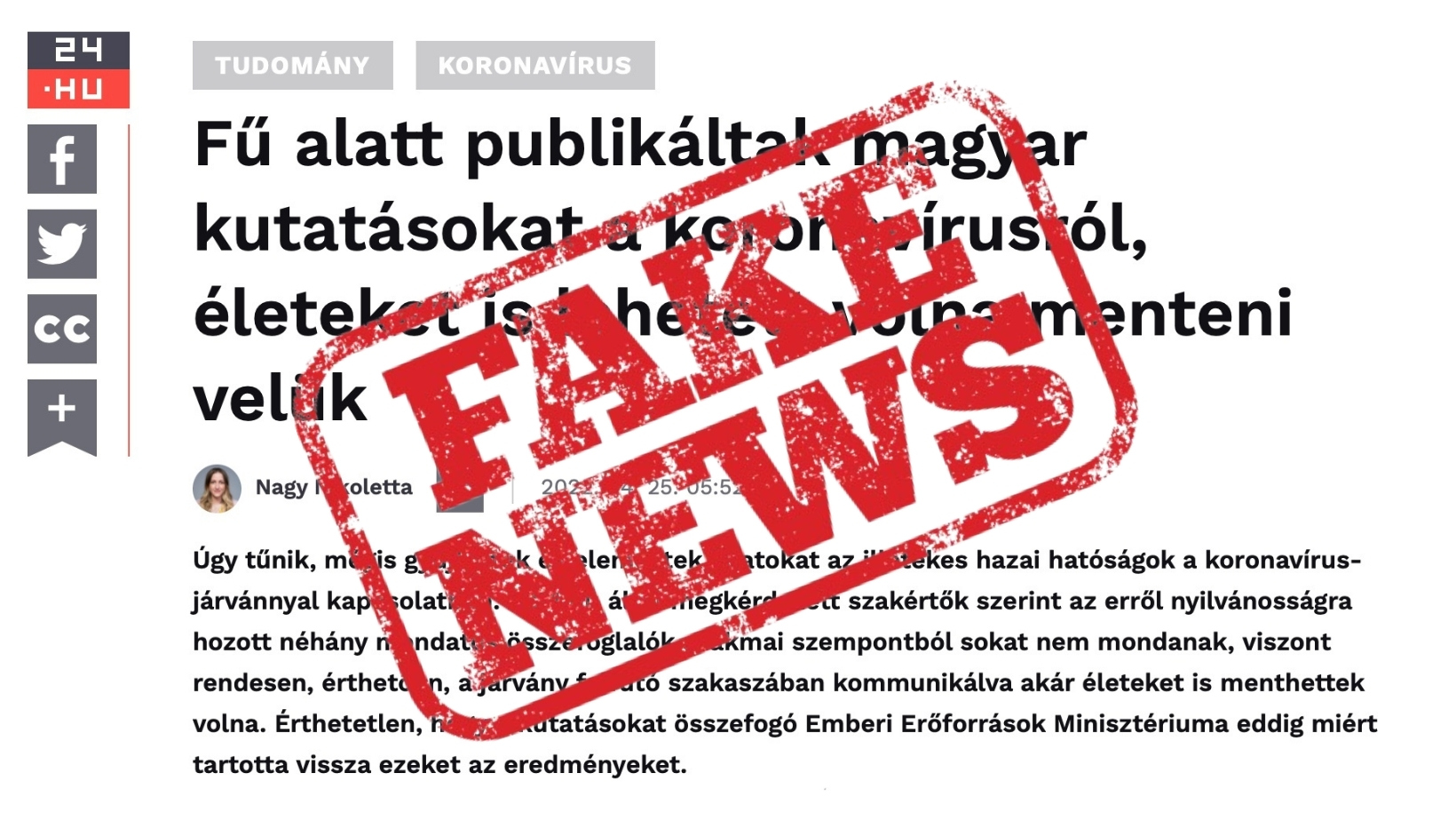 A nonstop hazugságot ácsolókra rádőlt a tákolmányuk