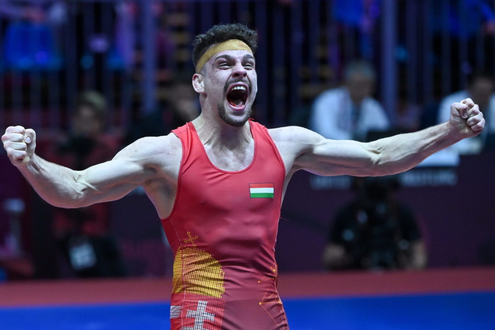 Váncza István ezüstérmet nyert a budapesti birkózó Eb-n