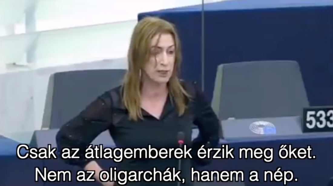 Egy EP-képviselő a szankciók ellen beszélt, ki is nevették