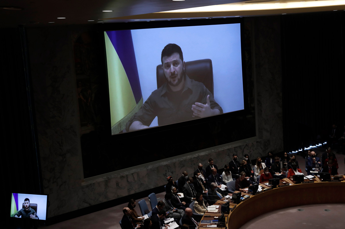 Zelenszkij felszólította az ENSZ-t