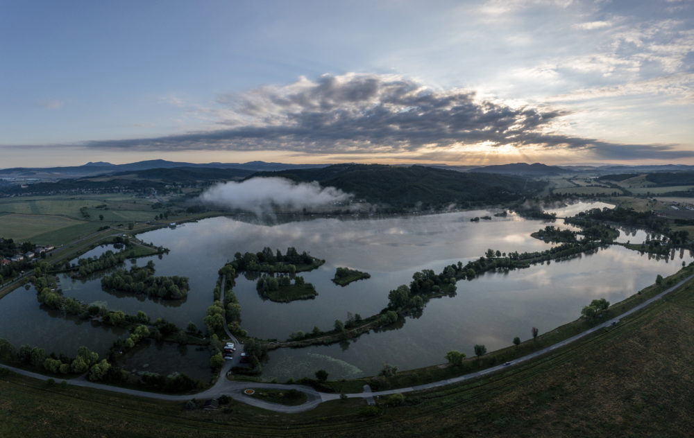 A Maconkai-víztározó Bátonyterenyén