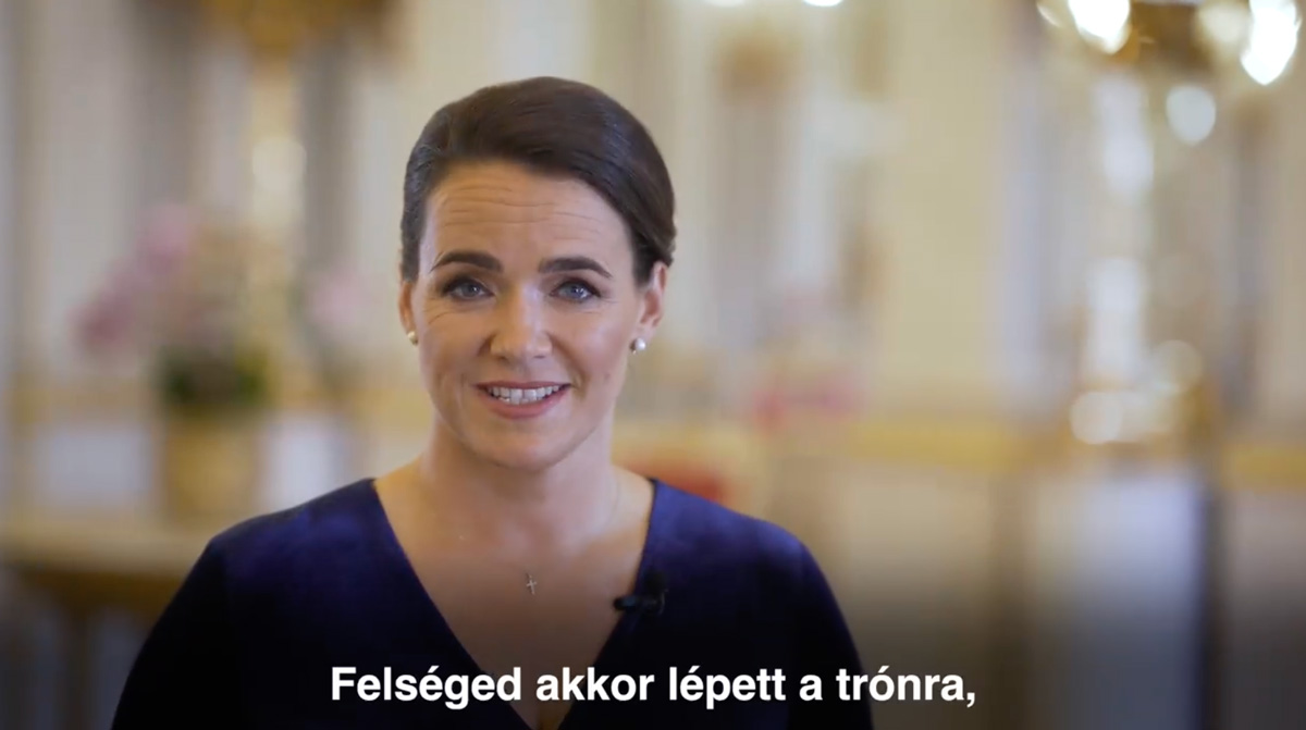 Platinajubileuma alkalmából köszöntötte Novák Katalin II. Erzsébet királynőt