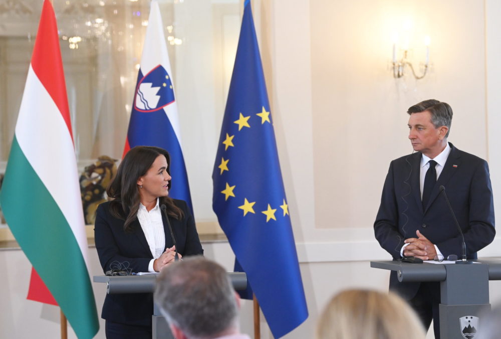 Novák Katalin szerint Szlovéniában békében élhetnek a magyarok