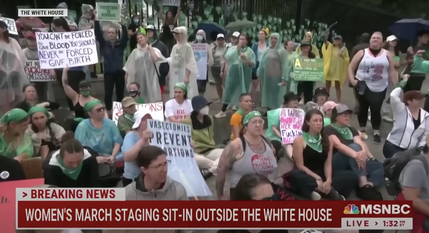 A magzatgyilkosságért tüntettek a Fehér Ház előtt