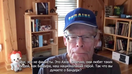 Stephen King egy ál-Zelenszkijnek: „Éljen Ukrajna!”