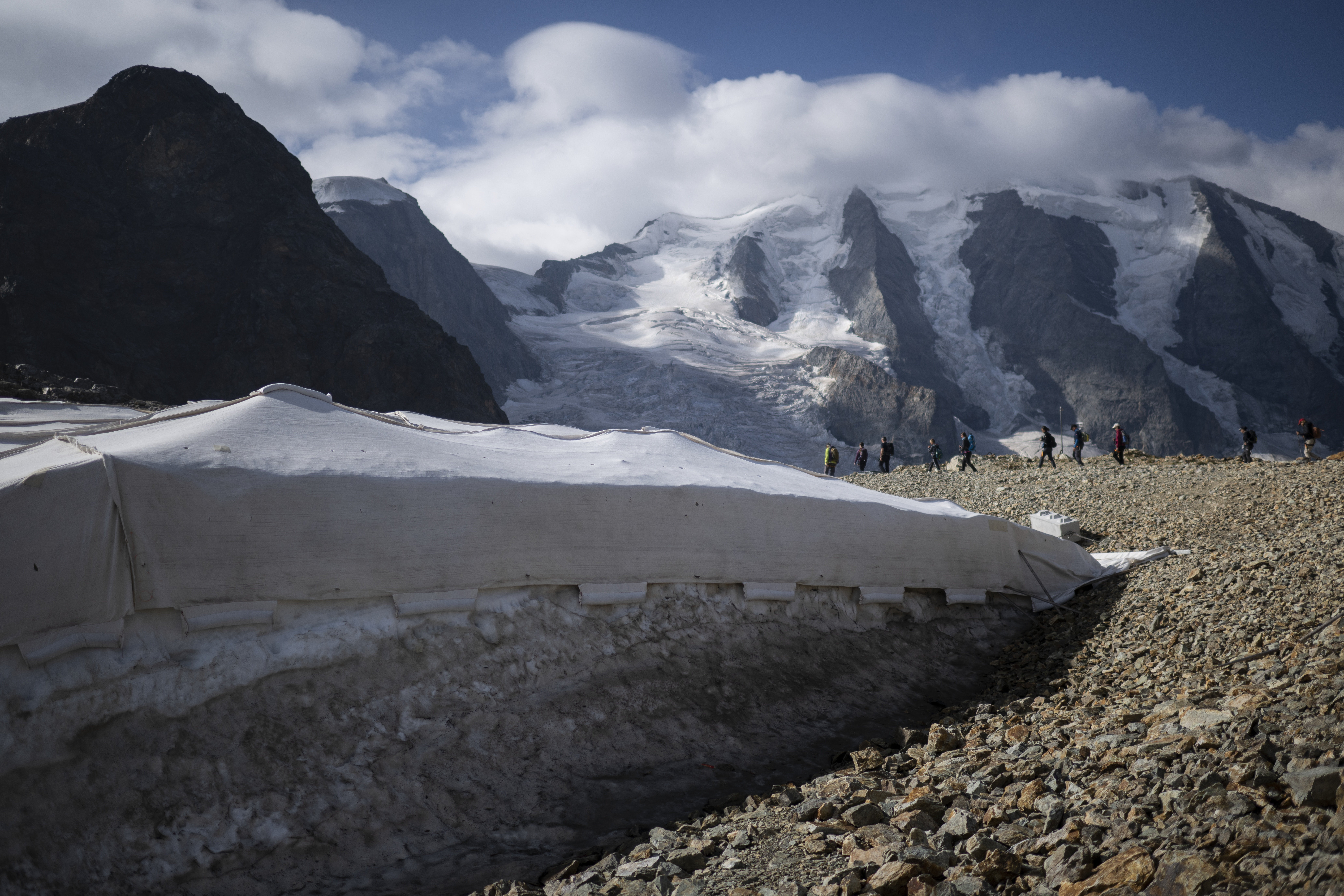 Hőség a svájci Alpokban