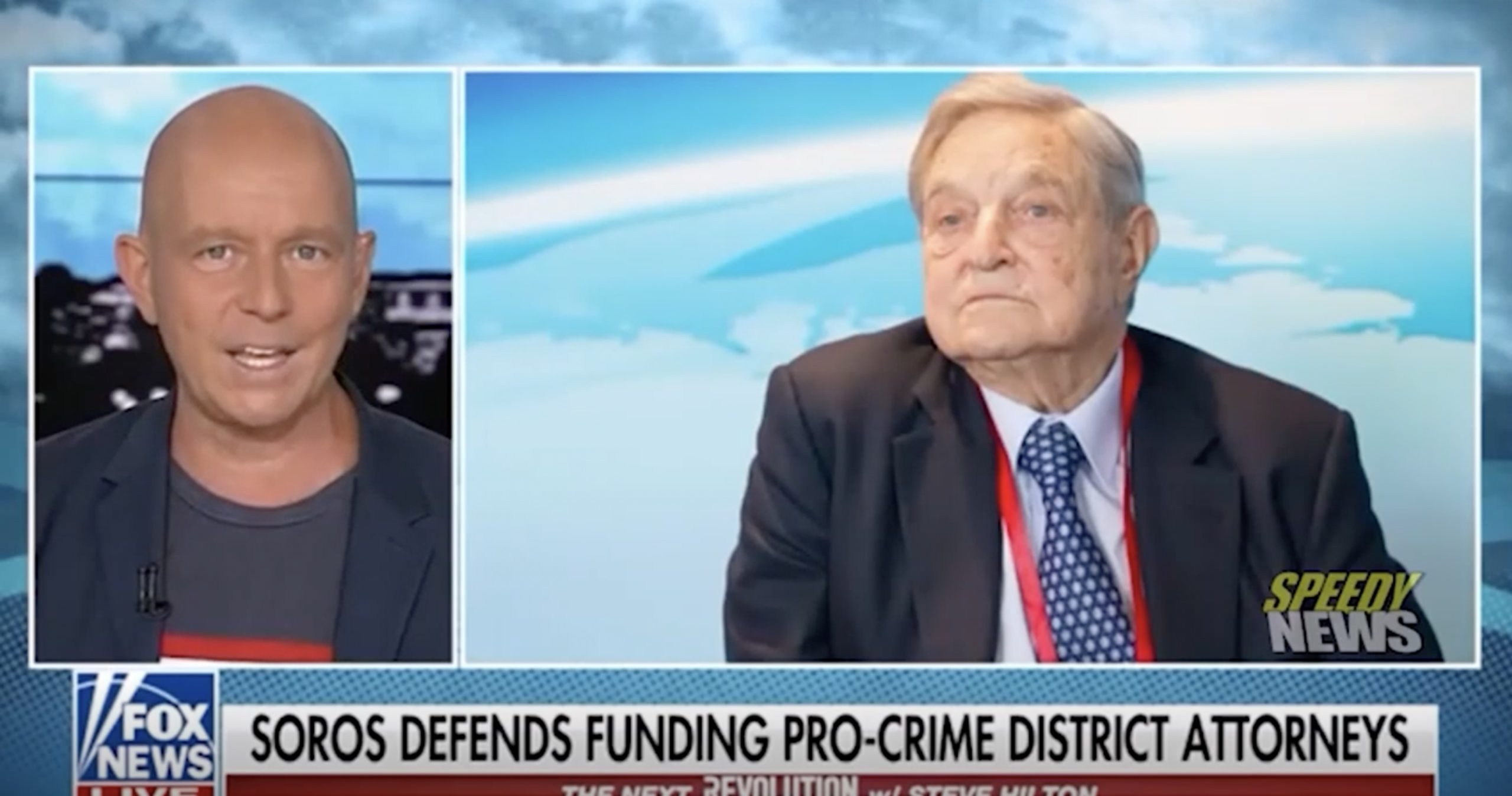 Magyarul szólt be Soros Györgynek az amerikai műsorvezető