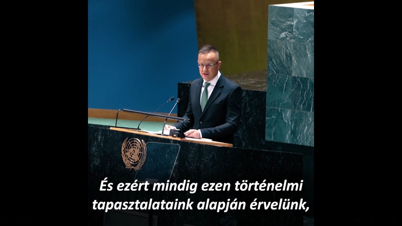 Szijjártó Péter: Ismerjük a történelmi leckét!