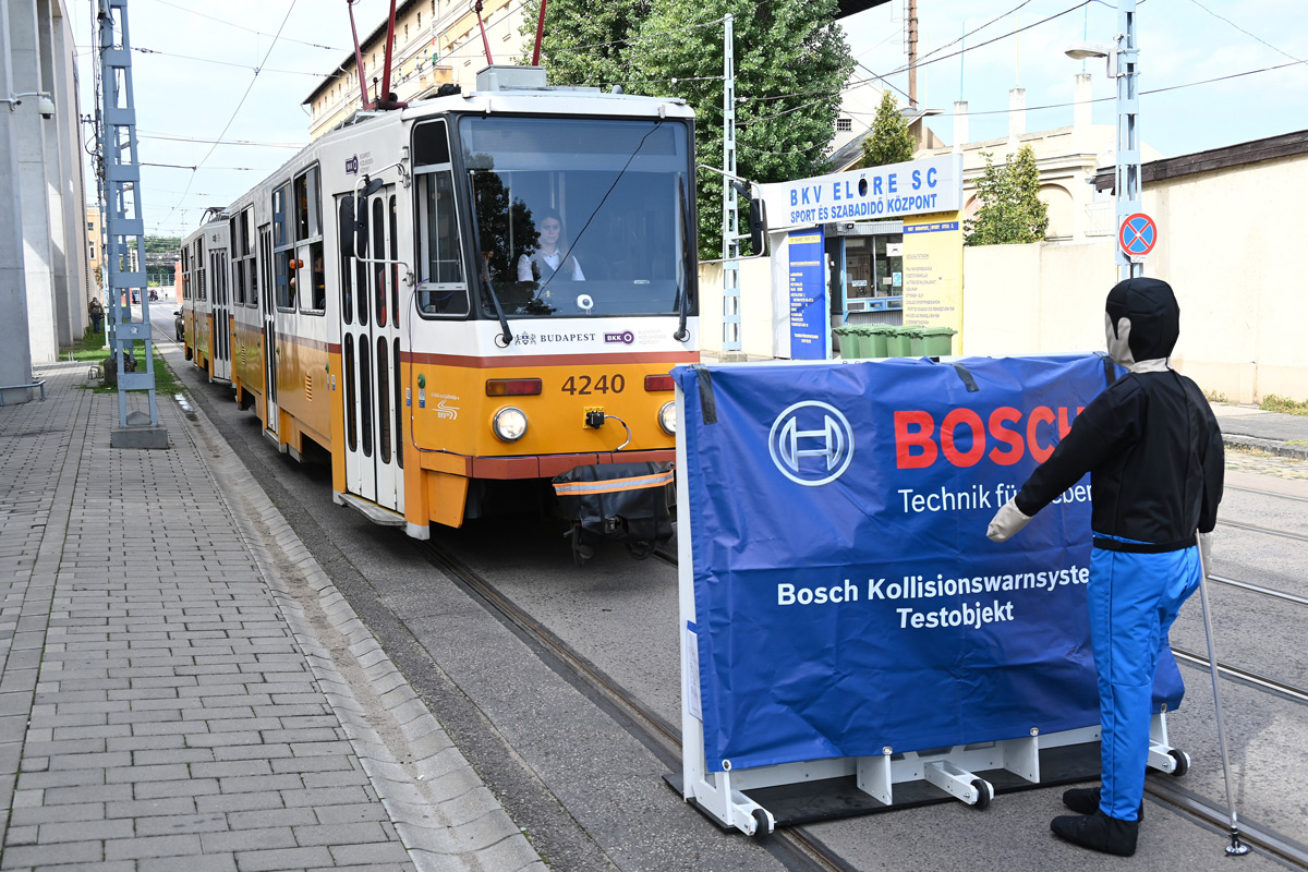 Ütközéselkerülő rendszert tesztel a BKV