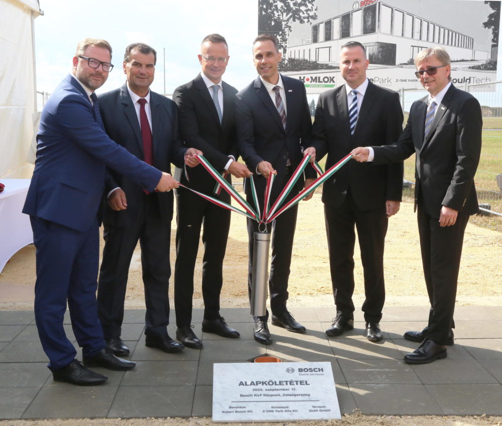 Kétszáz munkahelyet teremt a Bosch új zalaegerszegi mérnöki központja