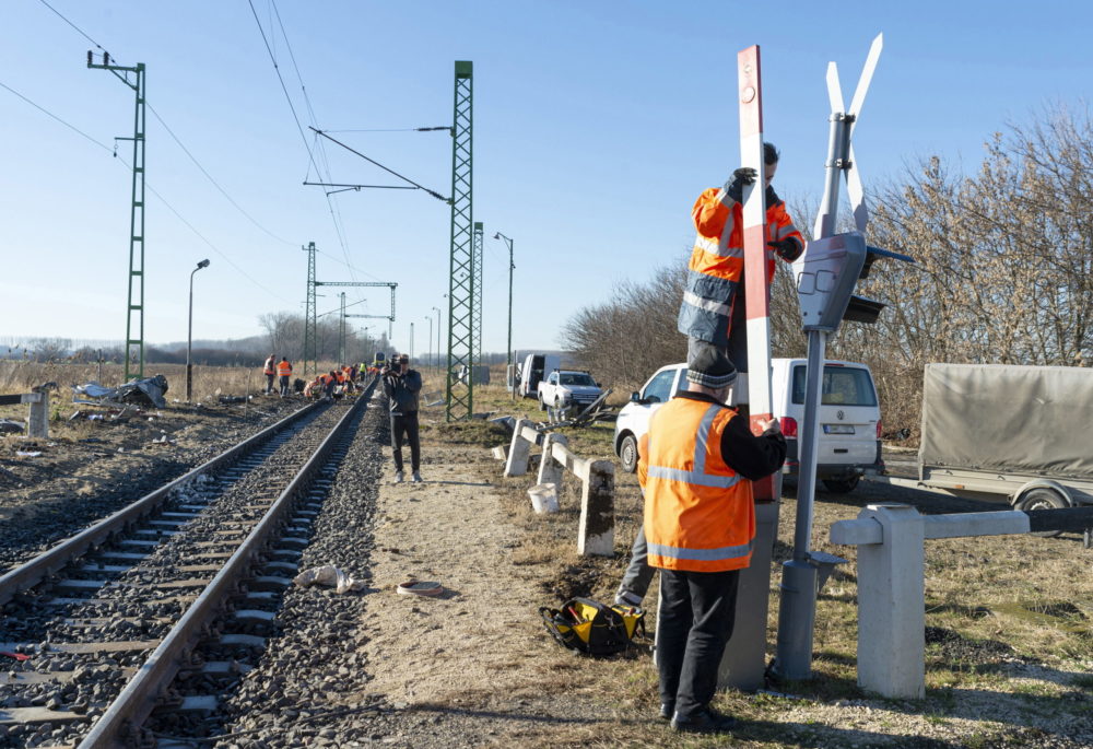 Vonattal ütközött egy traktor Hajdúhadháznál