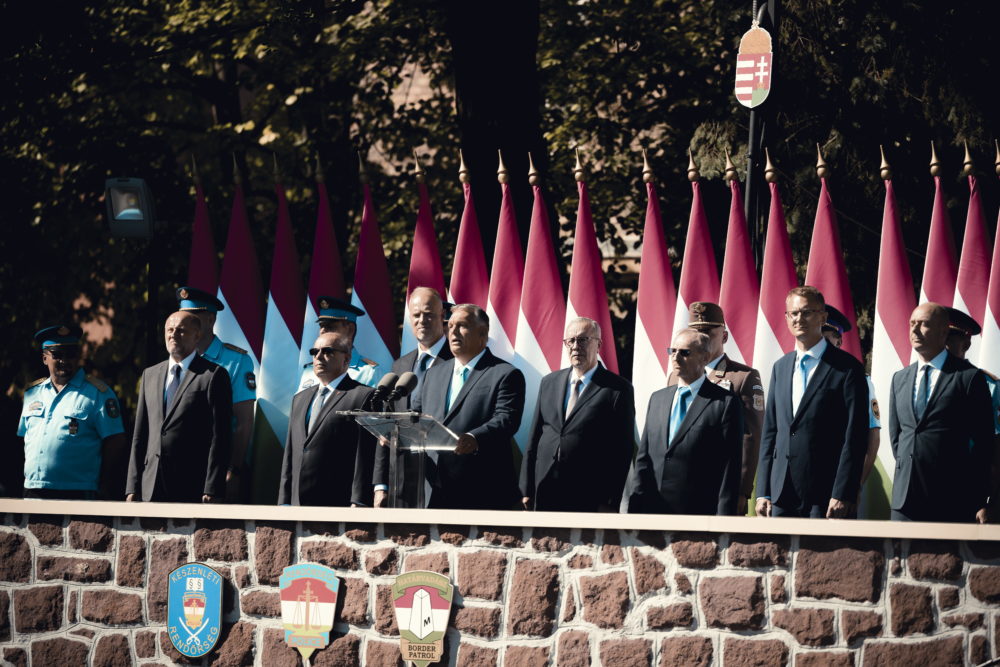 Orbán Viktor: a biztonság a határainknál kezdődik