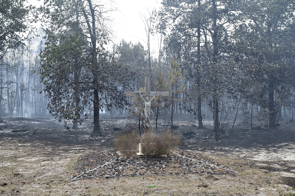 Erdőtűz Franciaországban