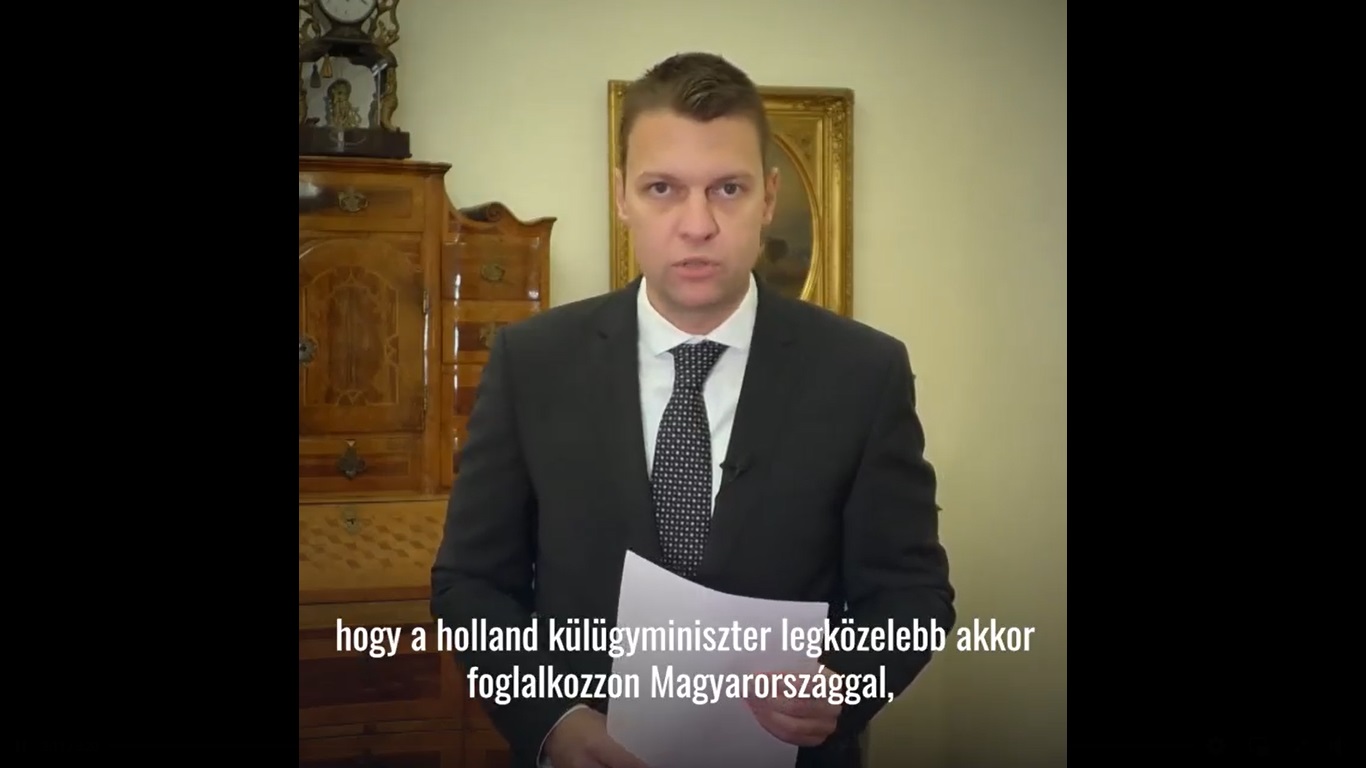 Hollandia külügyminisztere egy interjúban megtámadta Magyarországot