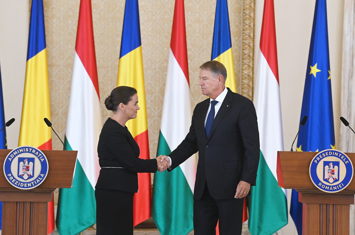 Novák Katalin Klaus Iohannisszal találkozott