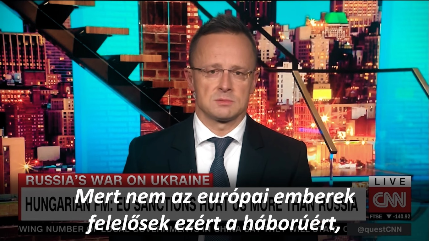 Szijjártó Péter a CNN-nek: Nagyon komolyan vissza kell utasítanom ezt a vádat