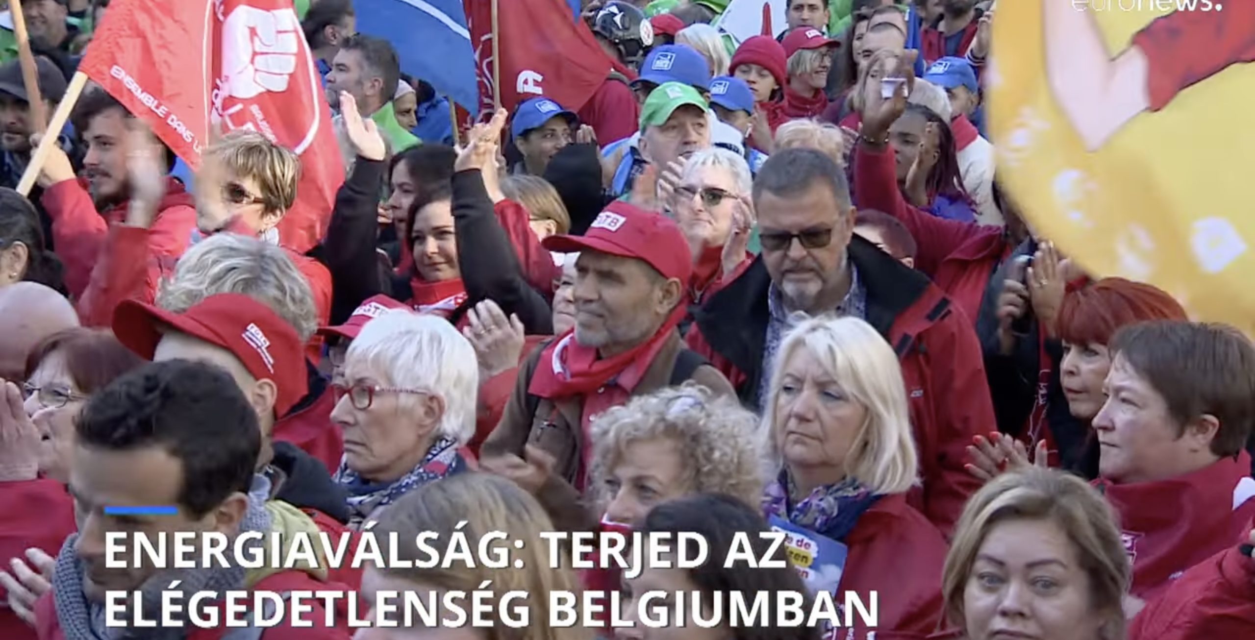 Tízezres tüntetés Brüsszelben a szankciók ellen – videó