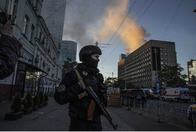 Dróntámadás érte Kijevet