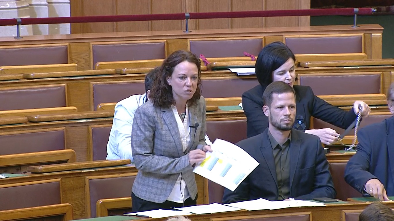 Szabó Tímea vérben forgó szemekkel: önök nemzetárulást követnek el!