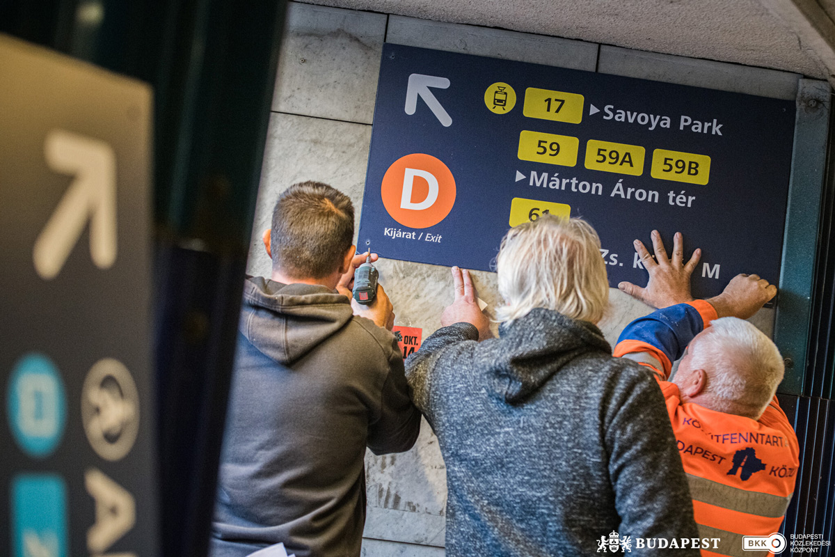 Megújult az utastájékoztatás a Déli pályaudvar aluljárójában