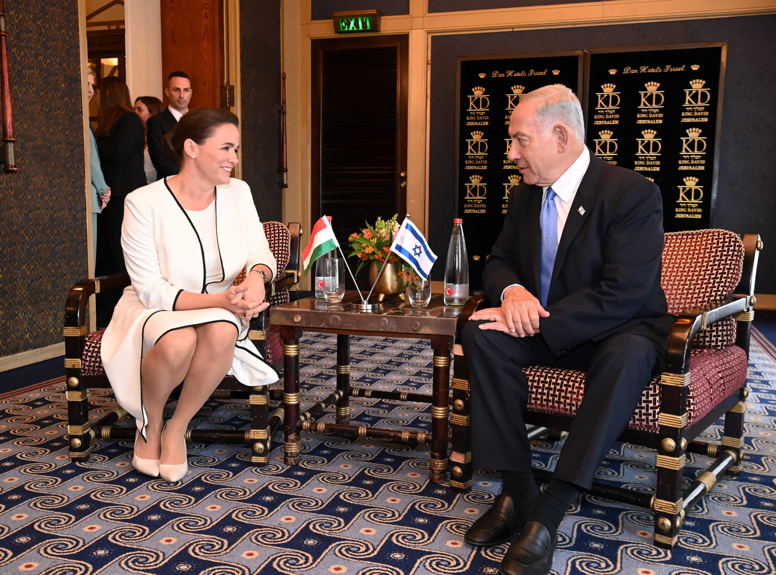 Benjámin Netanjahu izraeli miniszterelnökkel találkozott Novák Katalin