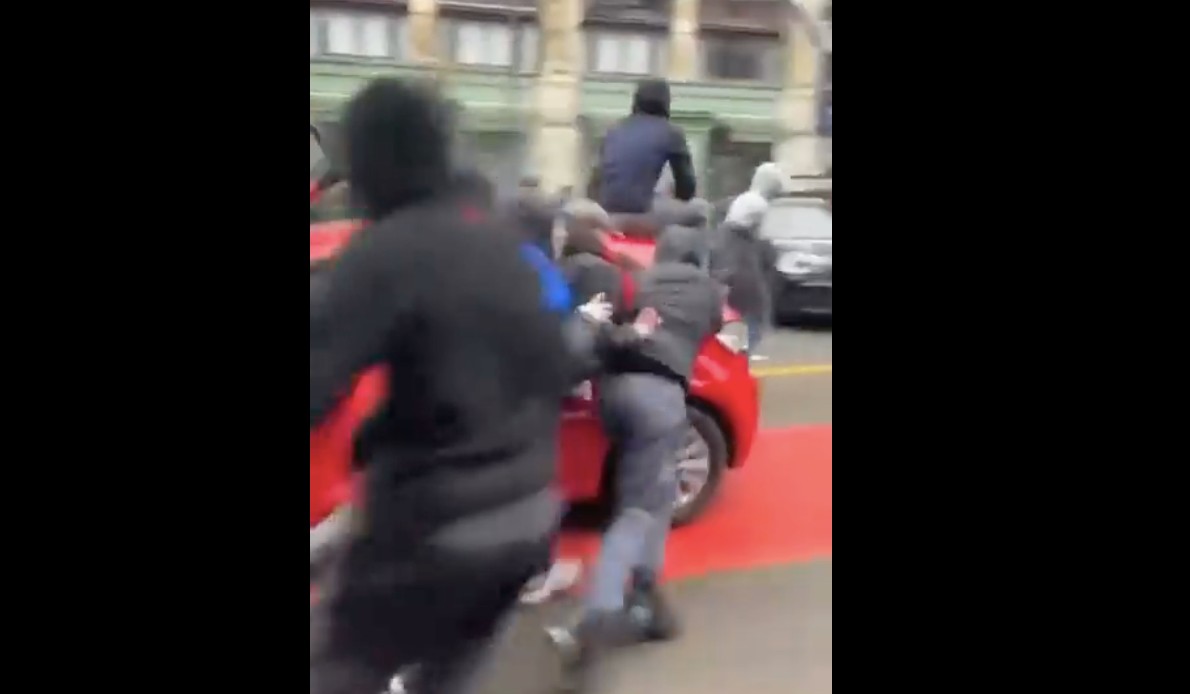 Zavargás tört ki Brüsszelben a Belgium-Marokkó meccs után