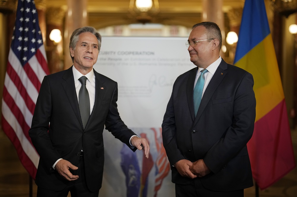 Blinken Romániában: az Egyesült Államok eltökélt szándéka erősíteni jelenlétét