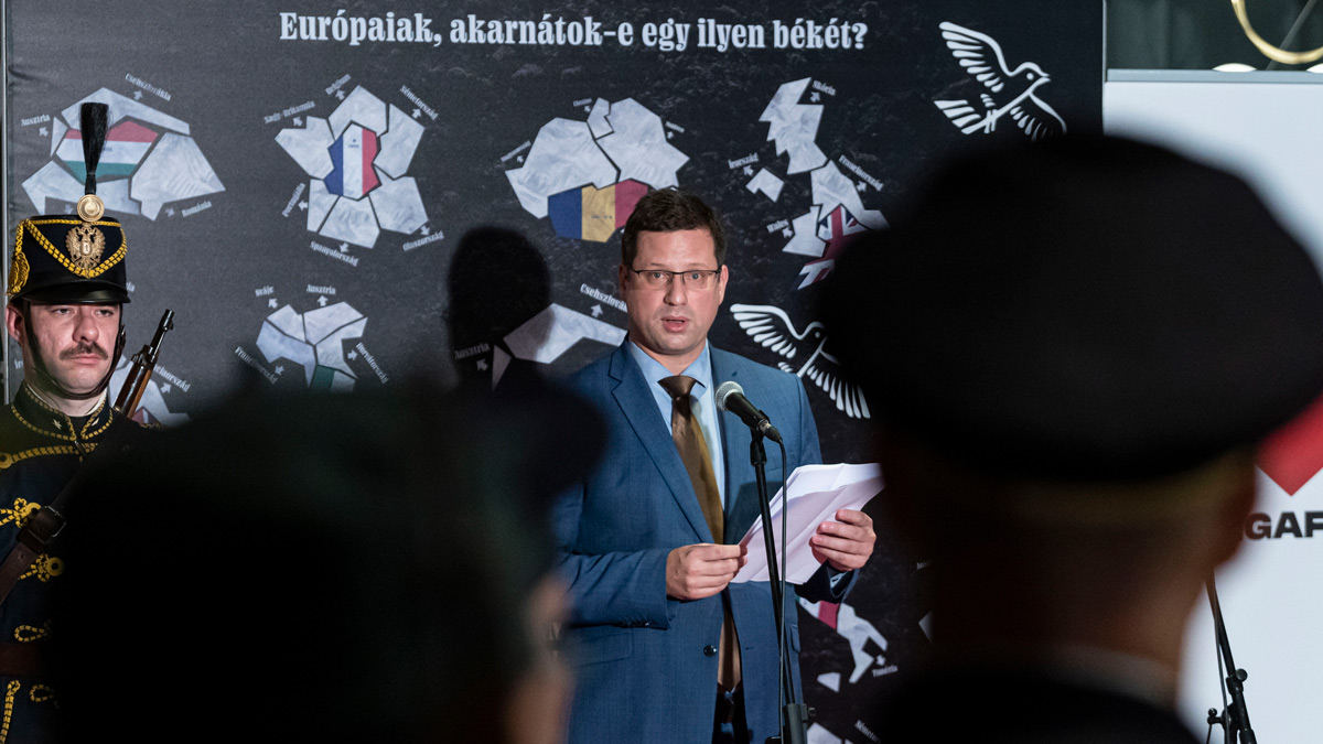 Gulyás Gergely: Trianon ma is fáj minden magyarnak