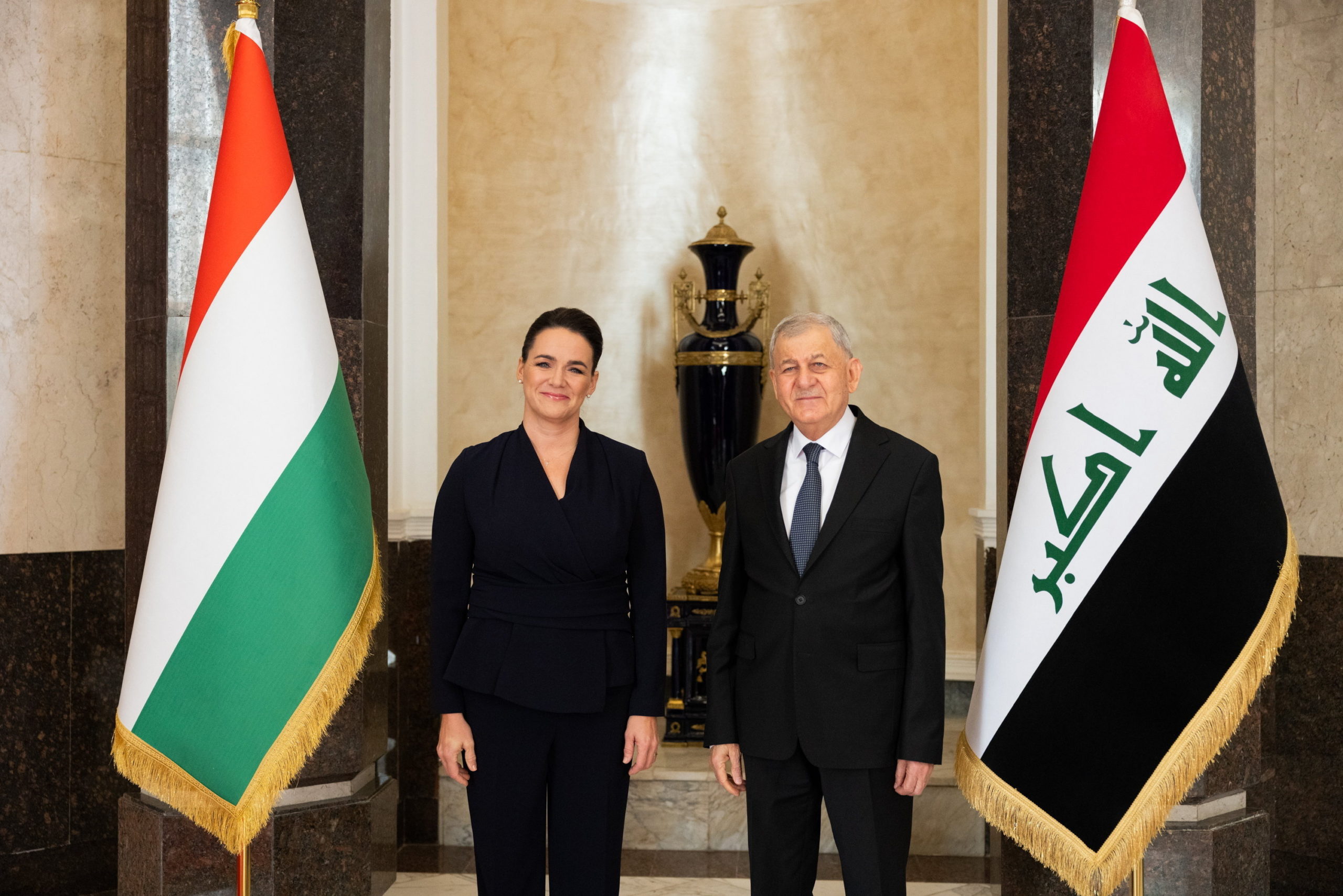 Az iraki elnökkel is találkozott Novák Katalin államfő