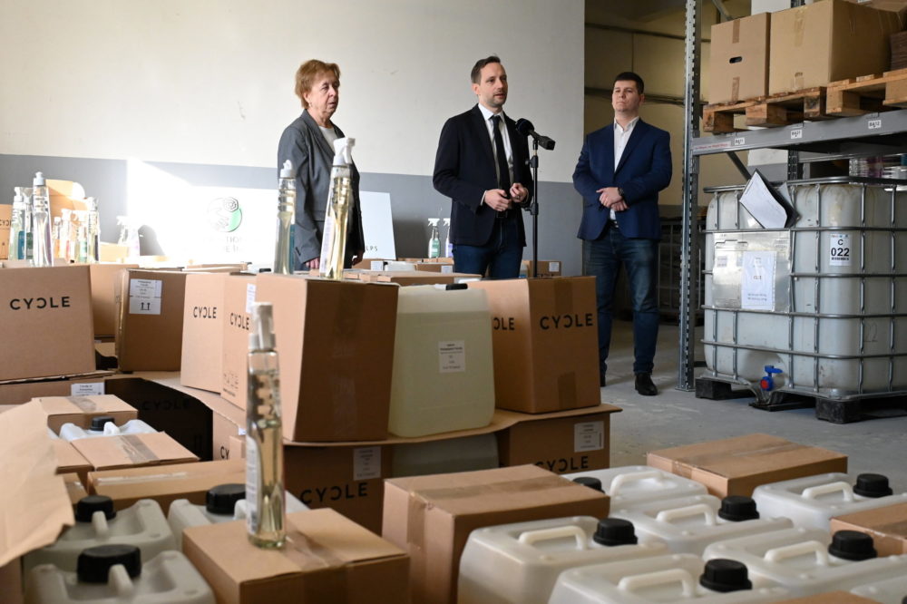 Fertőtlenítőszer-adomány indul Bosznia-Hercegovinába