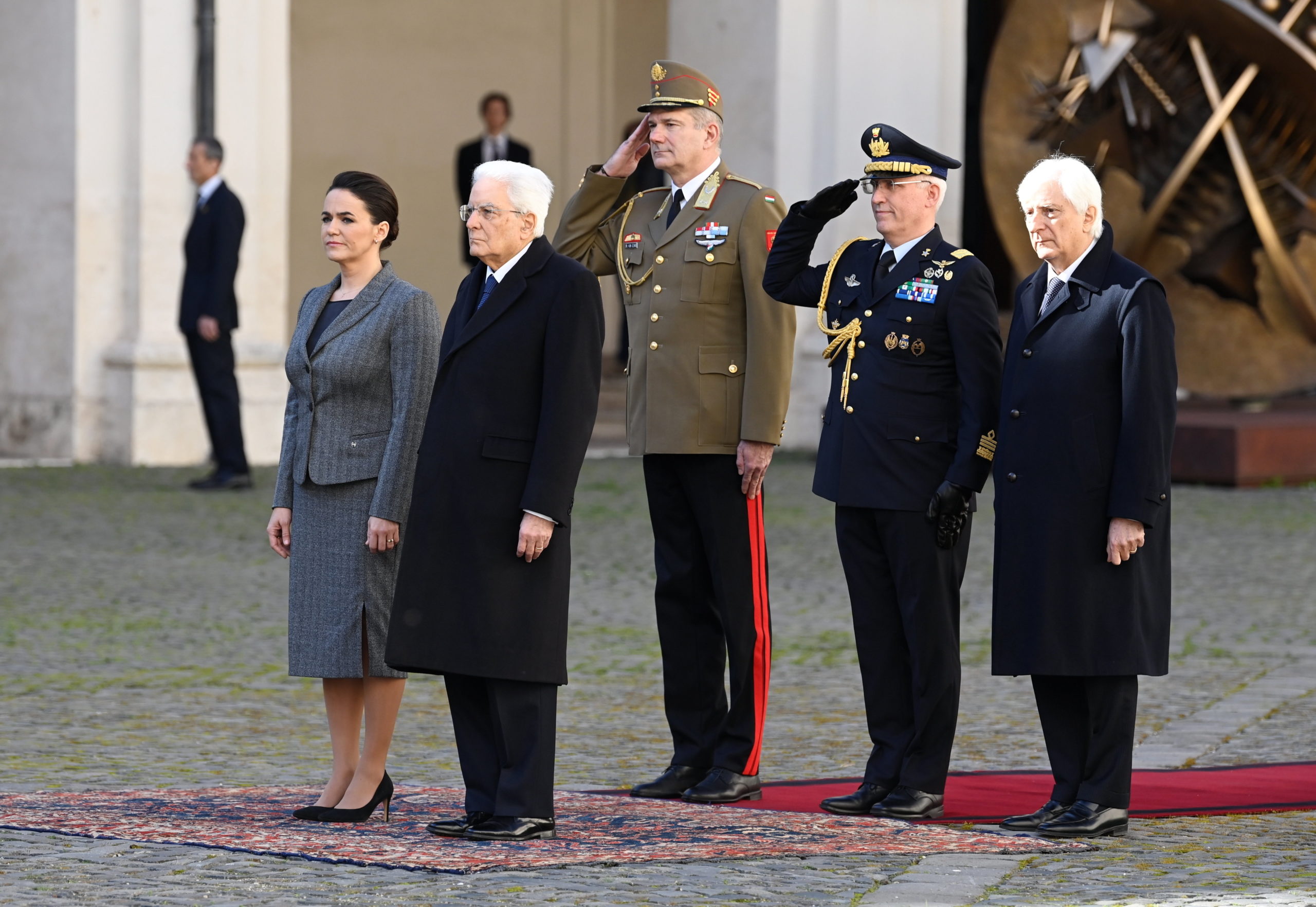 Novák Katalin Sergio Mattarella olasz elnökkel folytatott megbeszélést