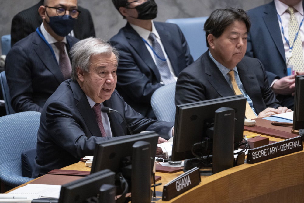 Guterres aggodalmát fejezte ki az ukrajnai háború kiszélesedése miatt